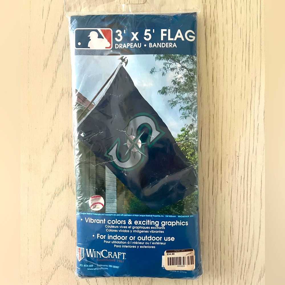 Seattle Mariners 3x5 Flag